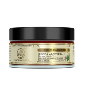 Khadi Natural Rose & Aloe Vera Herbal Face Massage Gel