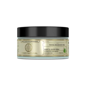 Khadi Natural Mint & Aloe vera Herbal Facial Massage Gel