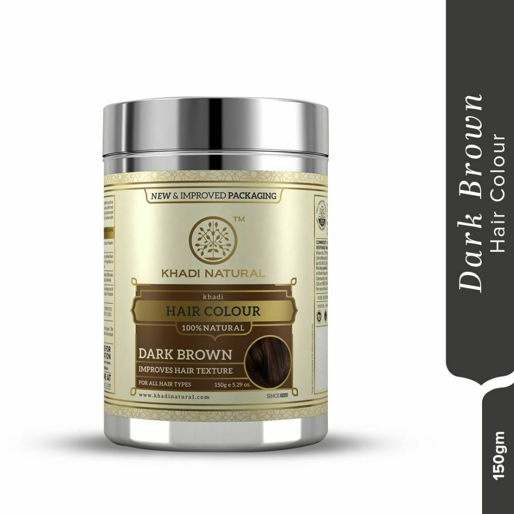 Khadi Natural Dark Brown Herbal Hair Colour 150g