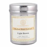 buy Khadi Natural Light Brown Herbal Hair Colour 150g in Delhi,India