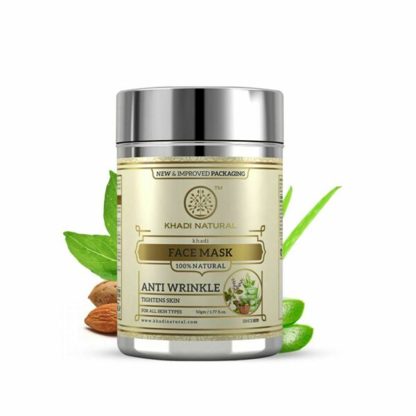 buy Khadi Natural Anti Wrinkle Herbal Face Mask in Delhi,India