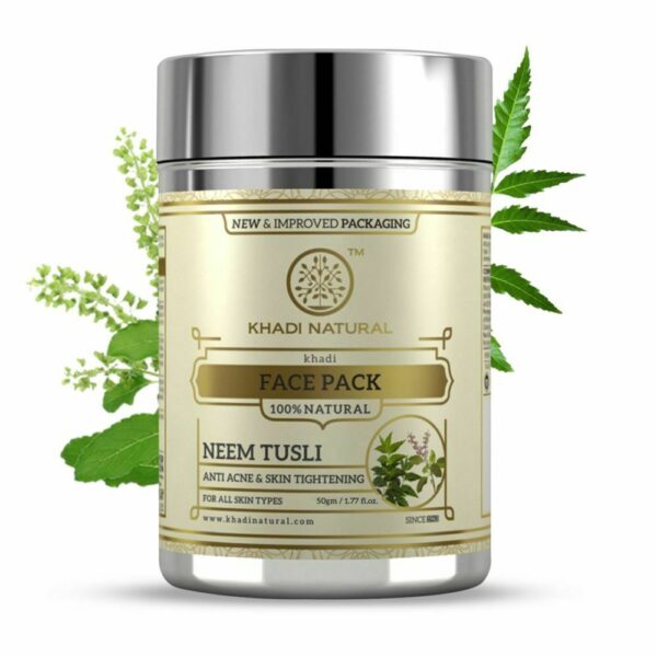 buy Khadi Natural Neem-Tulsi Face Pack 50g in Delhi,India