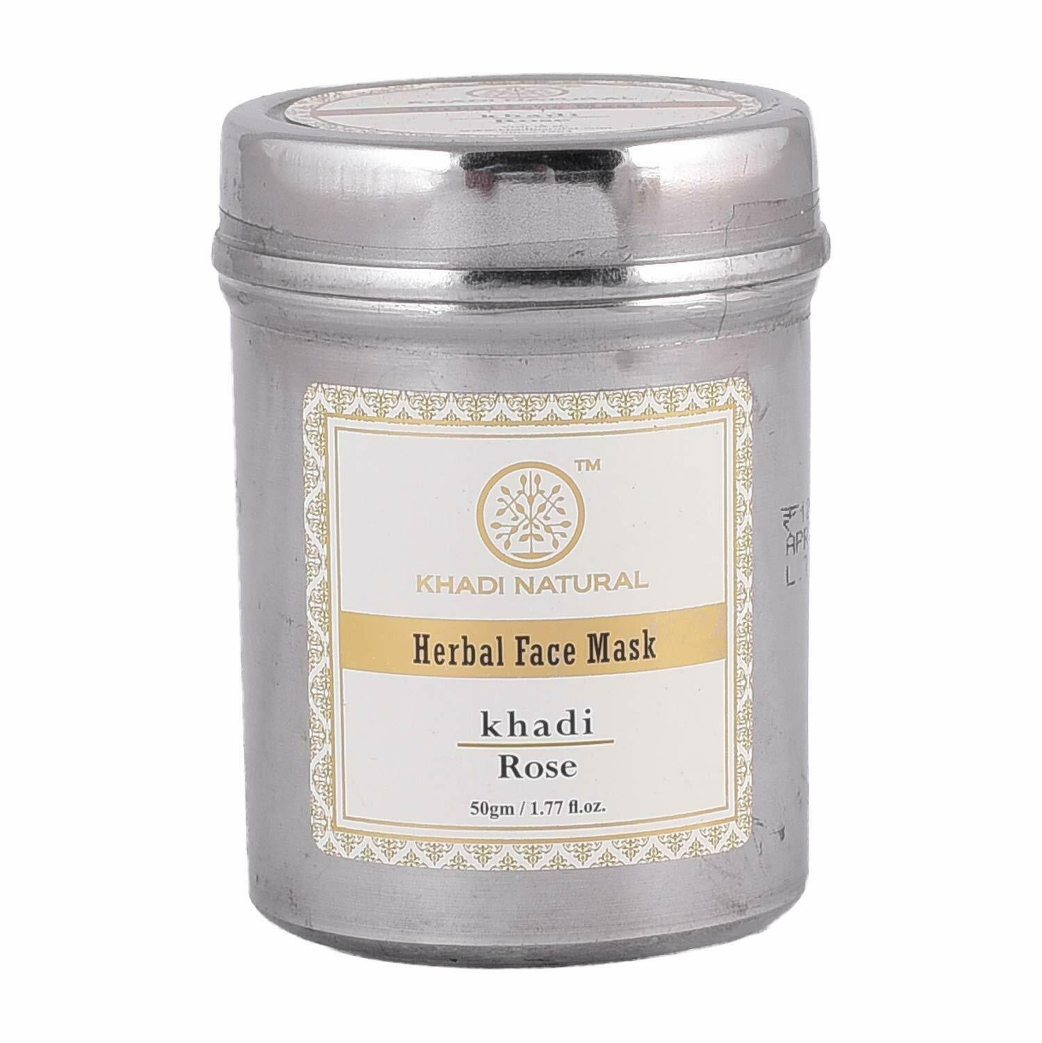 Khadi Natural Rose Herbal Face Mask 50g