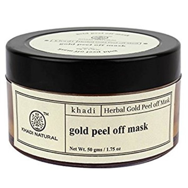 buy Khadi Natural Herbal Gold Peel Off Mask in Delhi,India