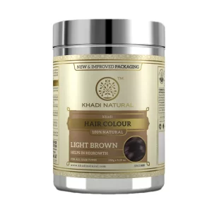 Khadi Natural Light Brown Herbal Hair Colour 150g