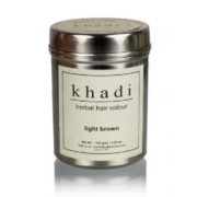 buy Khadi Natural Light Brown Herbal Hair Colour 150g in Delhi,India