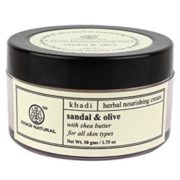 buy Khadi Natural Sandal Olive Nourishing Cream in Delhi,India