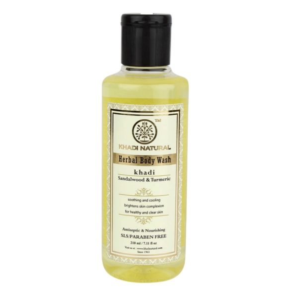 buy Khadi Natural Sandal & Turmeric Body Wash- SLS & Paraben Free in Delhi,India