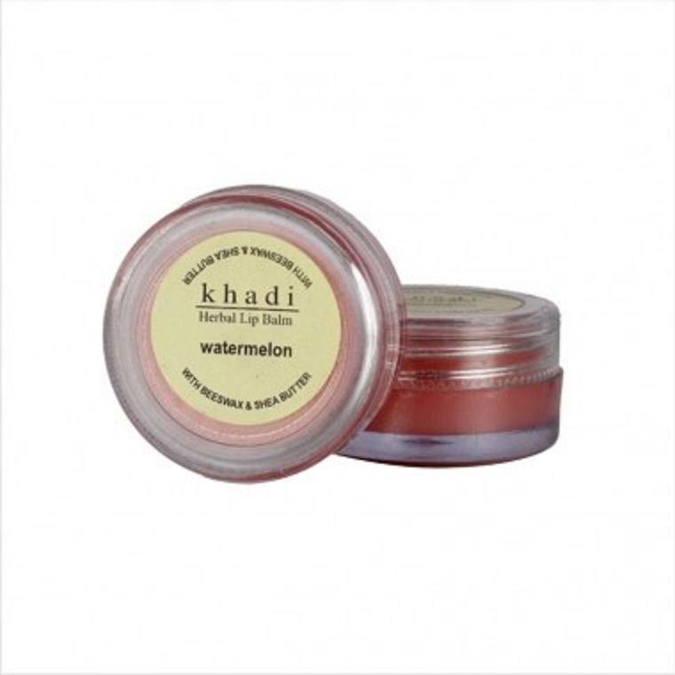 Khadi Natural Watermelon with beeswax & Shea butter Lip Balm