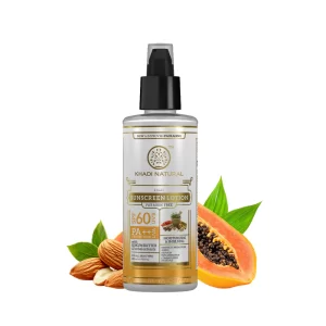 Khadi Natural SPF 60 UVB PA++ Sunscreen Moisturising Lotion
