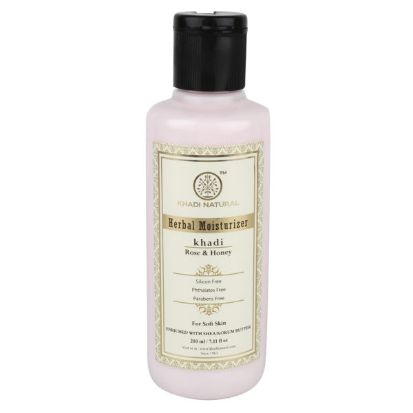 buy Khadi Natural Rose & Honey Herbal Face & Body Moisturizer Lotion in Delhi,India