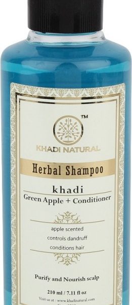 buy Khadi Natural Herbal Green Apple Shampoo + Conditioner in Delhi,India