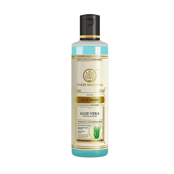 buy Khadi Natural Aloevera Face Wash With Scrub (SLS & Paraben Free) in Delhi,India