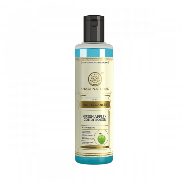 buy Khadi Natural Herbal Green Apple Shampoo + Conditioner in Delhi,India