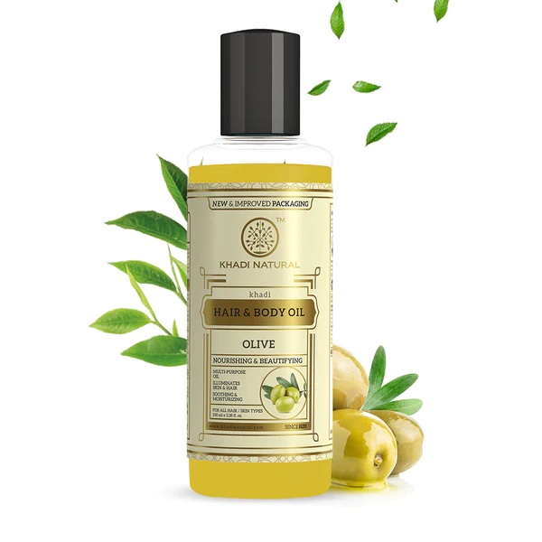 buy Khadi Olive Oil (Pure & Natural Essential Oil) in Delhi,India