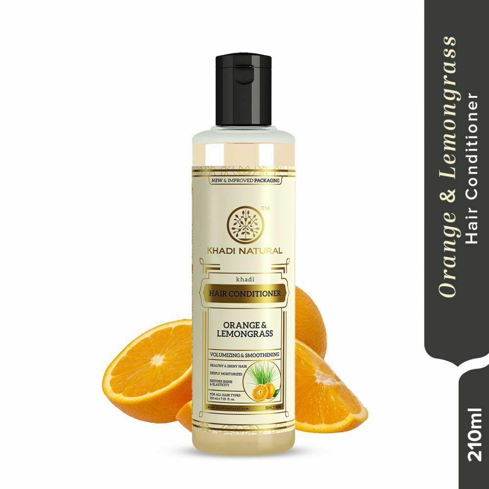 Khadi Natural Herbal Orange Lemongrass Hair Conditioner