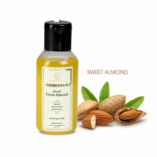 buy Khadi Natural Sweet Almond Oil in Delhi,India