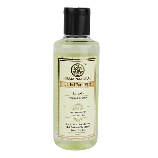 buy Khadi Natural Neem & Teatree Face Wash in Delhi,India