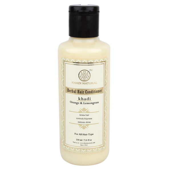 buy Khadi Natural Herbal Orange Lemongrass Hair Conditioner in Delhi,India