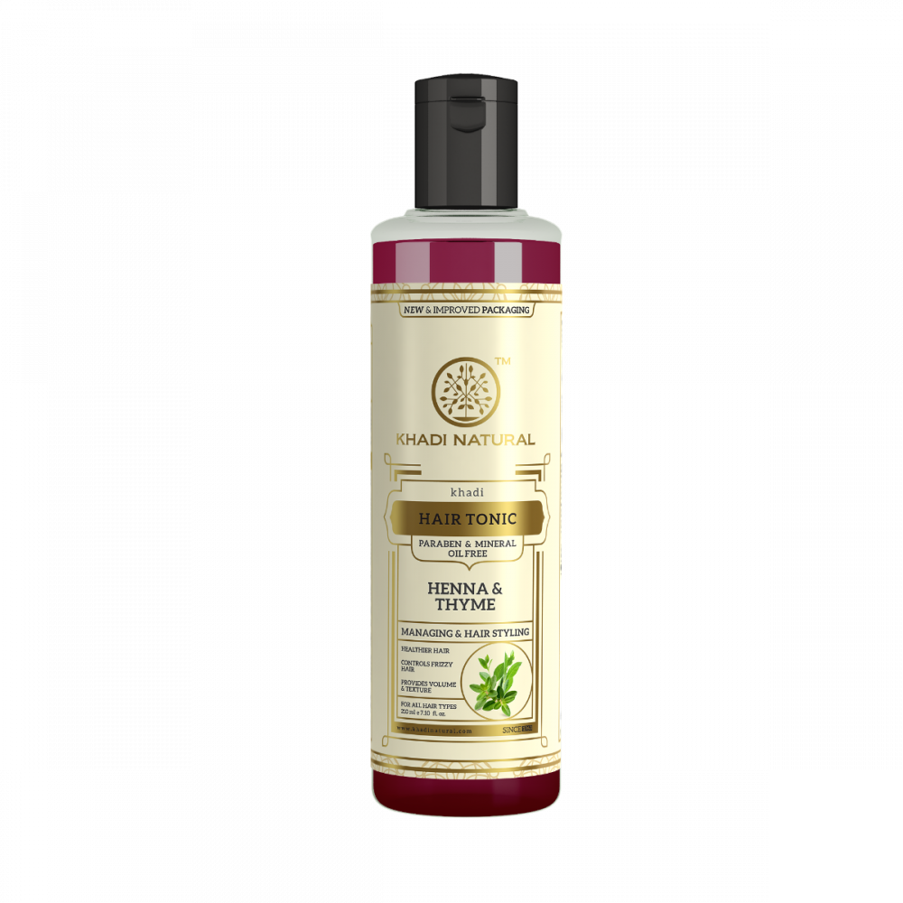 Khadi Natural Henna & Thyme Hair Oil 210ml
