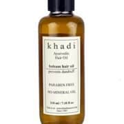 buy Khadi Natural Balsam Hair Oil Prevents Dandruff Paraben Free in Delhi,India