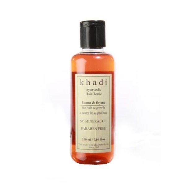 buy Khadi Natural Henna & Thyme Hair Oil 210ml in Delhi,India