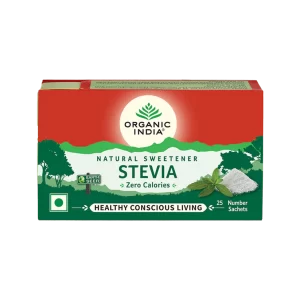 Organic India Natural Sweetner Stevia 25 Sachets