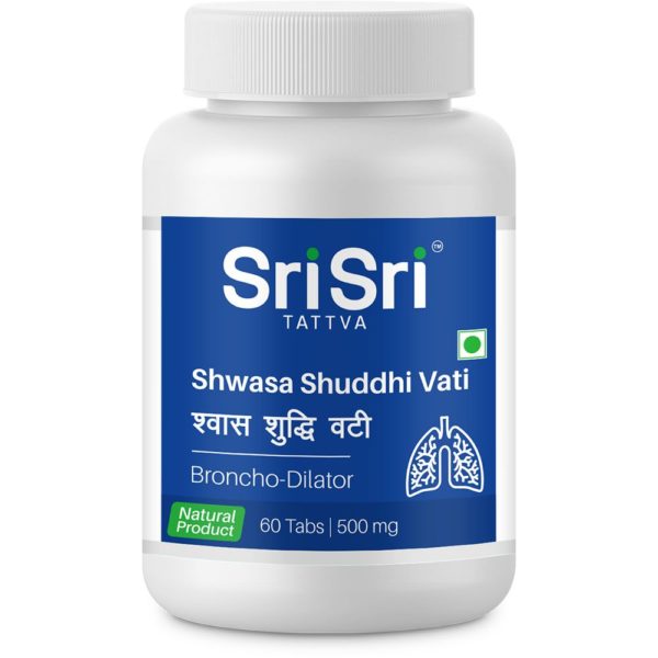buy Sri Sri Tattva Shwasa Shuddhi Vati 60 Tablets in Delhi,India