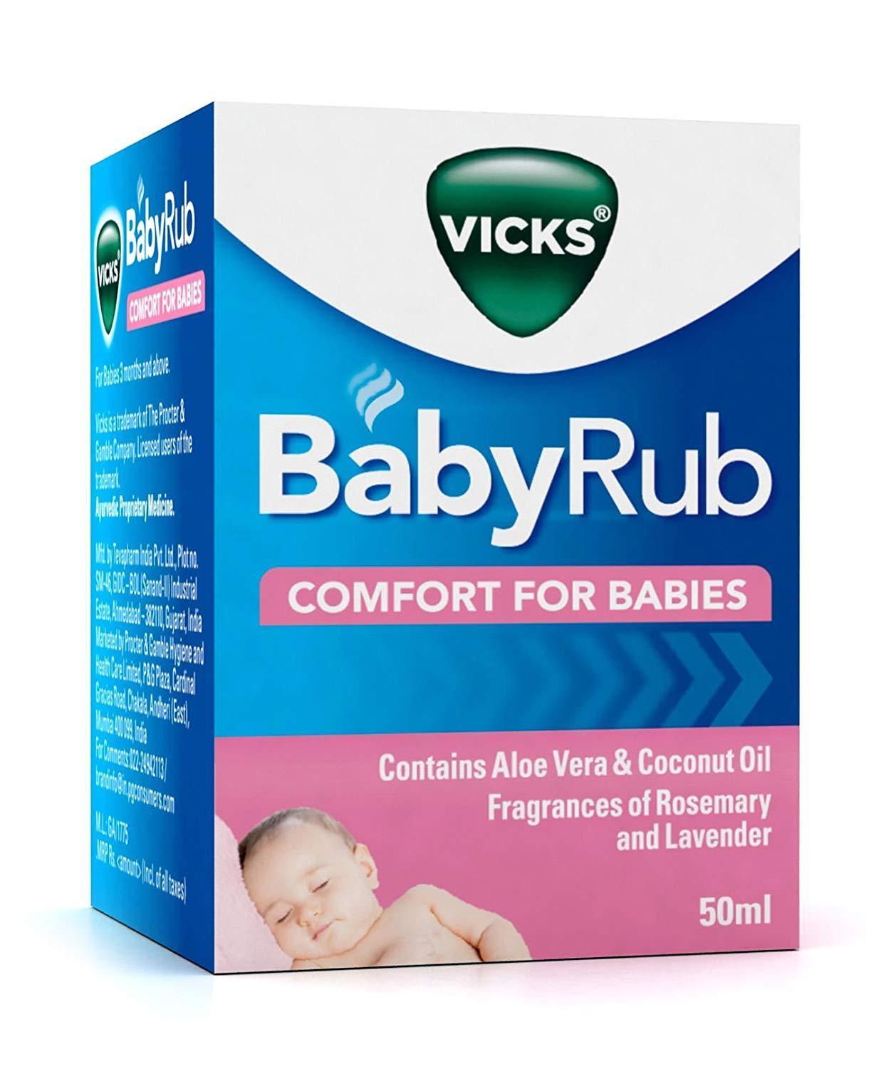 Buy Vicks Baby Rub Comport For Babies in Delhi, India at healthwithherbal