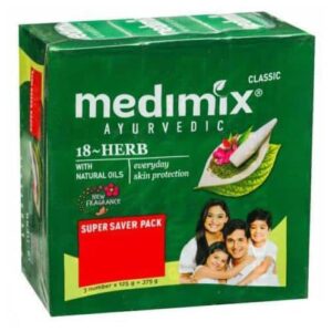 Medimix Ayurvedic Classic 18 Herbs Soap With Natural Oils Pack of 3