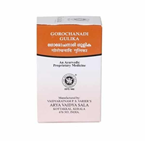 buy Arya Vaidya Sala Gorochanadi Gulika 100 Tablet in Delhi,India