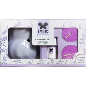Iris Fragrance Lavender Tealights Vaporizer Set