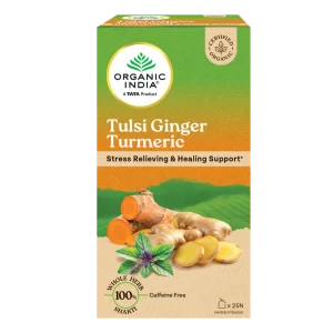 Organic India Tulsi Ginger Turmeric Tea Bags