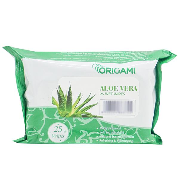 buy Origami Assorted Aloe Vera Wet Wipes in Delhi,India