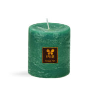 buy Iris Home Fragrances Green Tea Aroma Pillar Candle in Delhi,India