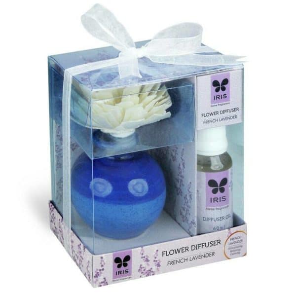 buy Iris Home Fragrances French Lavender Oil with Flower Diffuser in Delhi,India