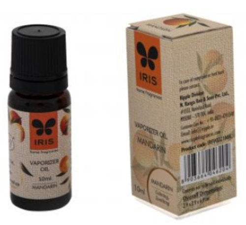 buy IRIS Home Fragrances Mandarin Vaporizer Oil 10ml in Delhi,India