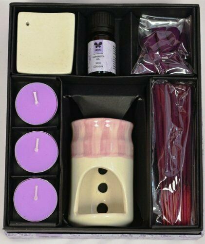 buy IRIS Home Fragrances Ceramic Fragrance Lavender Gift Set in Delhi,India