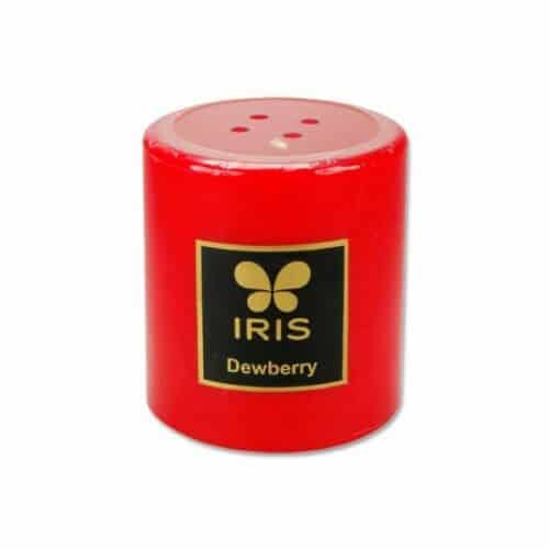 buy Iris Home Fragrance Dewberry Aroma Pillar Candle in Delhi,India