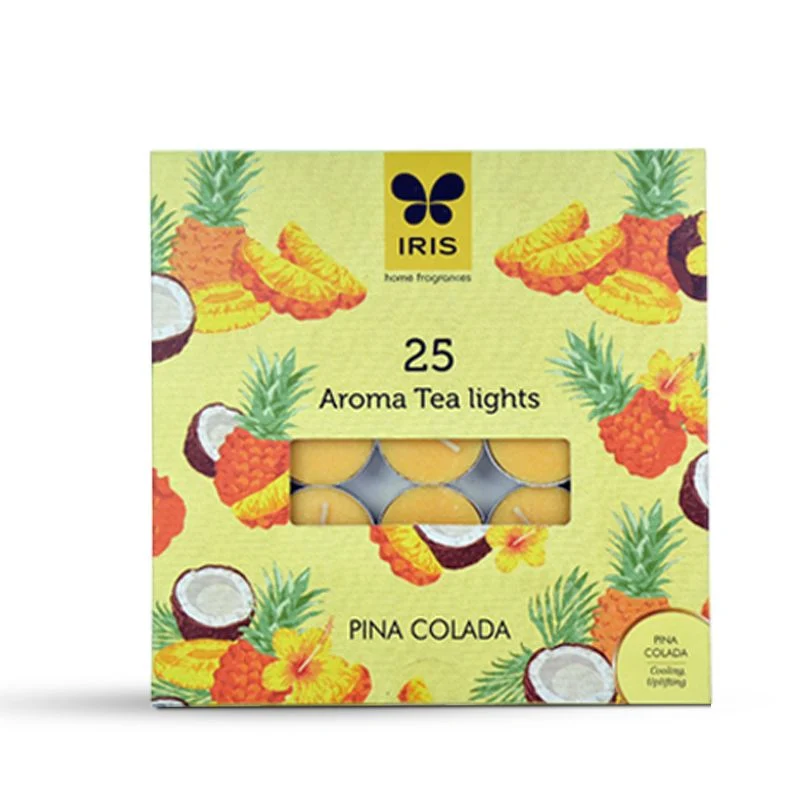 buy IRIS Pack of 25 Pina Colada Tealights in Delhi,India