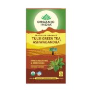buy Organic India Tulsi Green Tea Ashwagandha Tea Bags in Delhi,India
