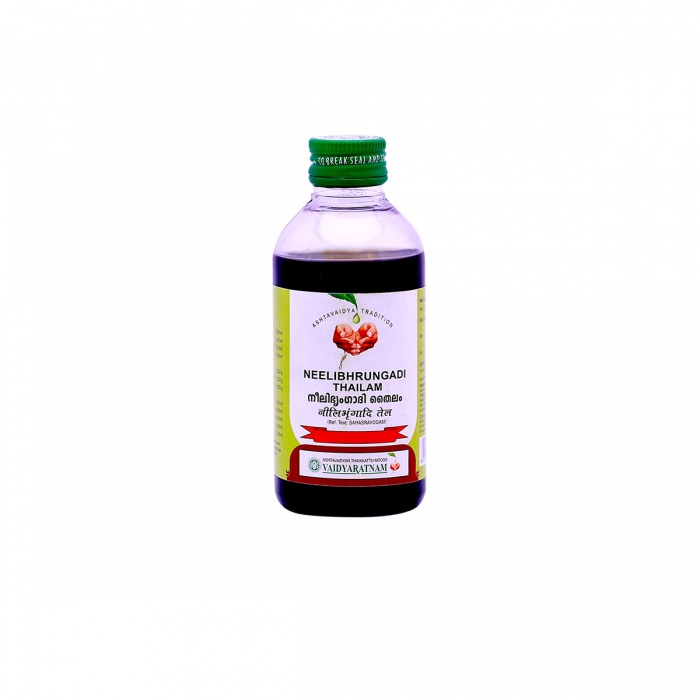 Vaidyaratnam Ayurvedic Neelibhrungadi Thailam / Oil
