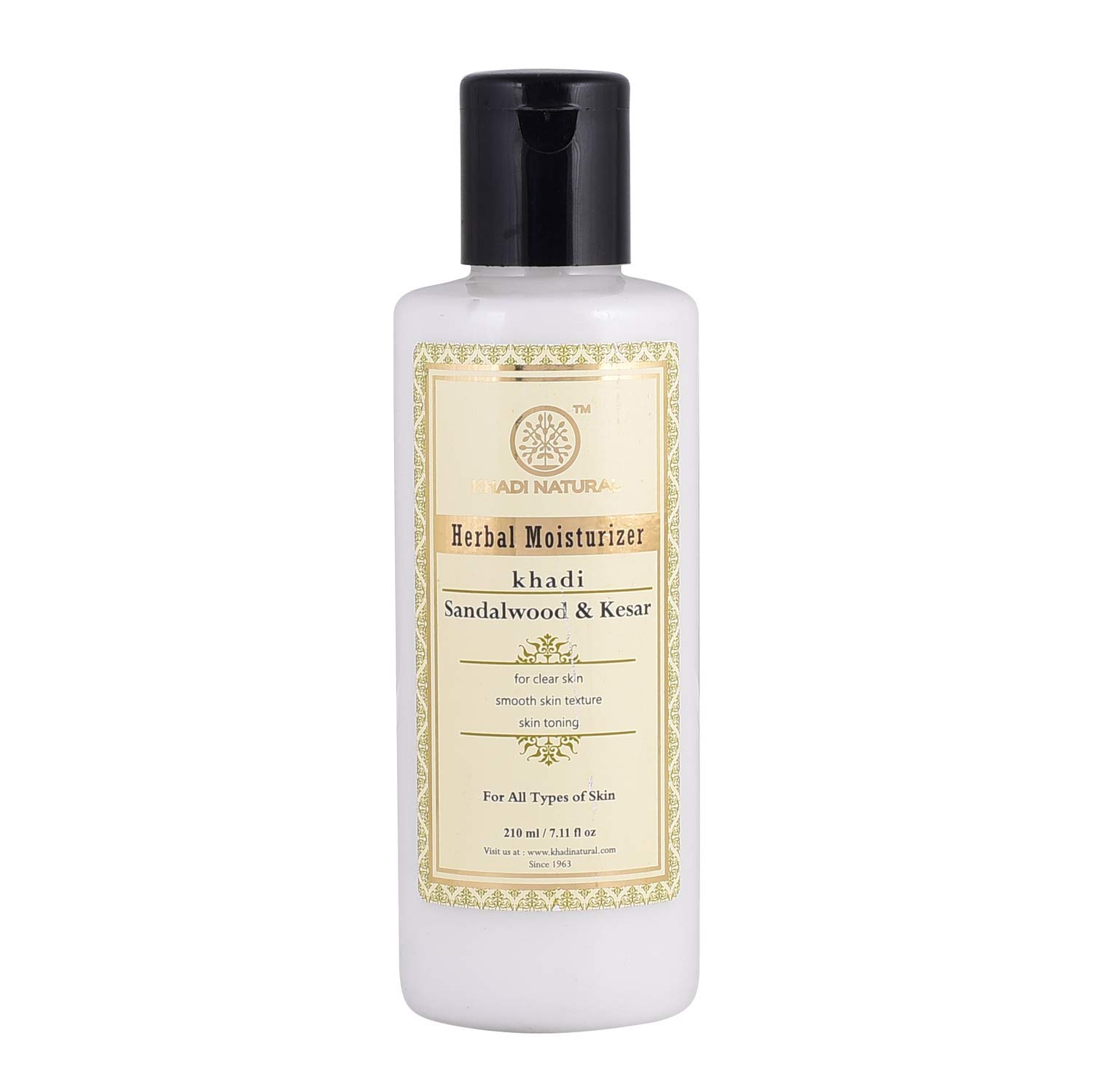 Khadi Natural Sandalwood & Kesar Herbal Moisturizer Lotion