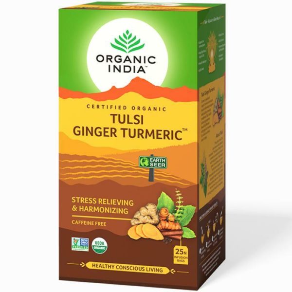 buy Organic India Tulsi Ginger Turmeric Tea Bags in Delhi,India