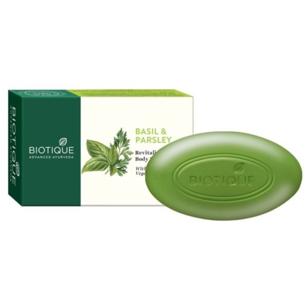 buy Biotique Ayurveda Basil & Parsley Soap in Delhi,India