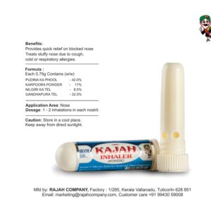 Rajah Group Kajah Inhaler (Pack of 4)