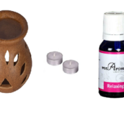 buy Mr.Aroma Handcrafted Flower Antique Diffuser Burner + 2 Tealight + Oil of choice in Delhi,India