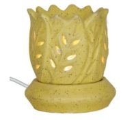 buy Mr. Aroma Ceramic Lotus Electric Diffuser Oil Burner in Delhi,India