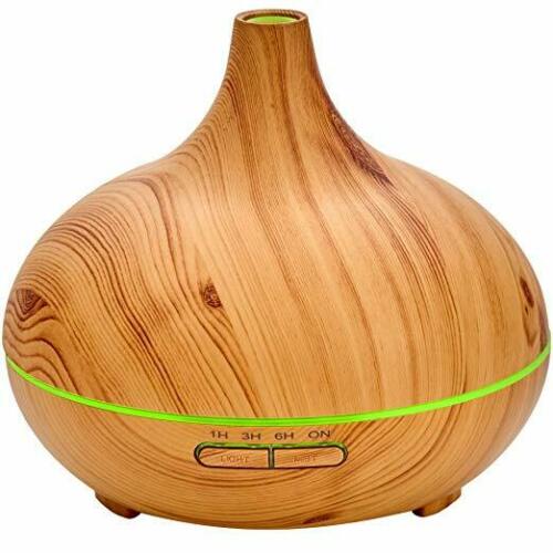 buy Aromatherapy Wood Air Humidifier Essential Oil Diffuser in Delhi,India