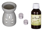 buy Mr.Aroma Handcrafted AK-97 Antique Diffuser Burner + 2 Tealight + Oil of choice in Delhi,India
